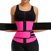 QBF Double Waist Belt Waist Trainer  Neoprene Corset