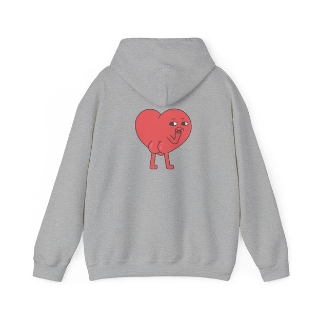 QBF, I LOVE YOU WITH ALL MY BUTT Hooded Sweatshirt