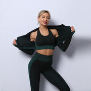 QBF 3PCS Seamless Sport Set