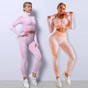 QBF 3PCS Seamless Sport Set